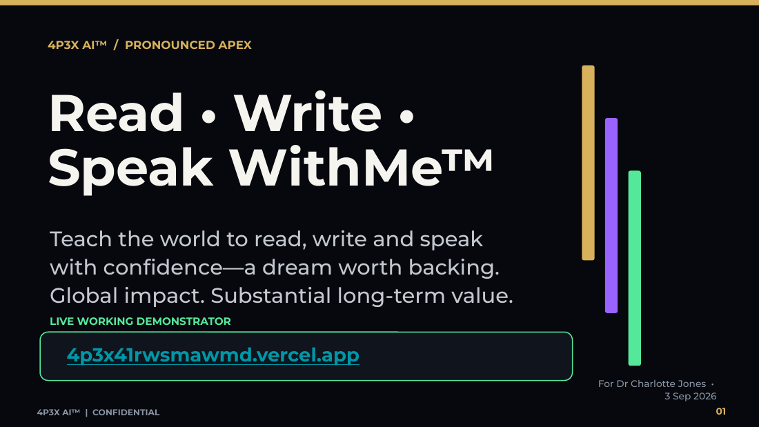 Read Write Speak WithMe public overview