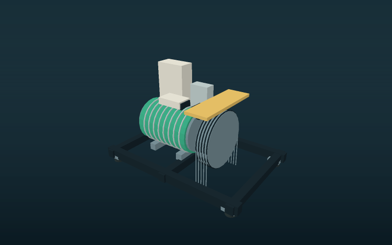 Regenerative lift drive concept visual