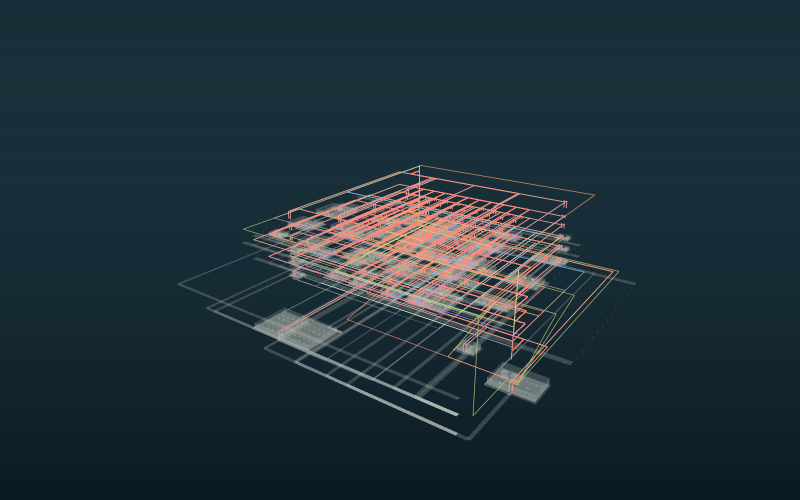 Resource cascade concept visual